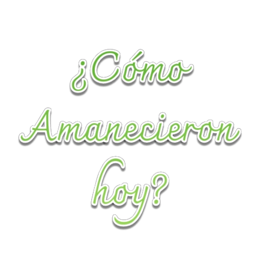 HOLA! BUENAS DIAS☀️