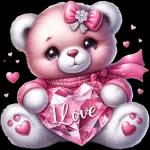 pink bears love u🌹