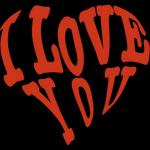 I love you